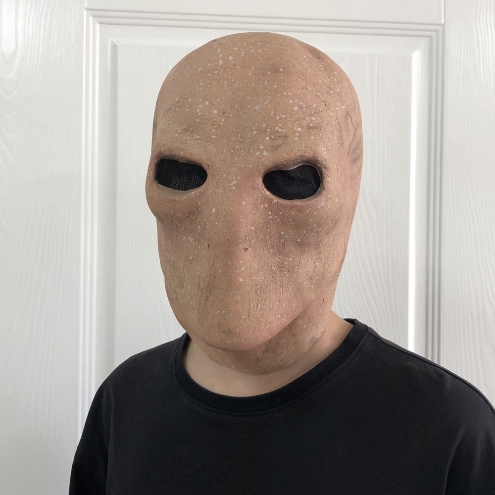 Latex Alien Mask Realistic - Маска Слэндермена для Хэллоуина, реалистичный шлем-череп