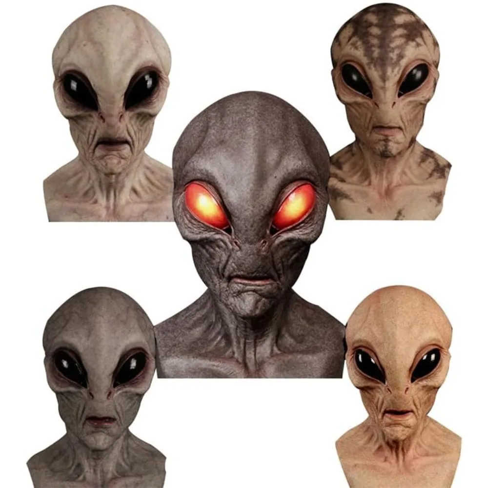 Latex Alien Mask Realistic - Горячая распродажа: маска инопланетянина для взрослых