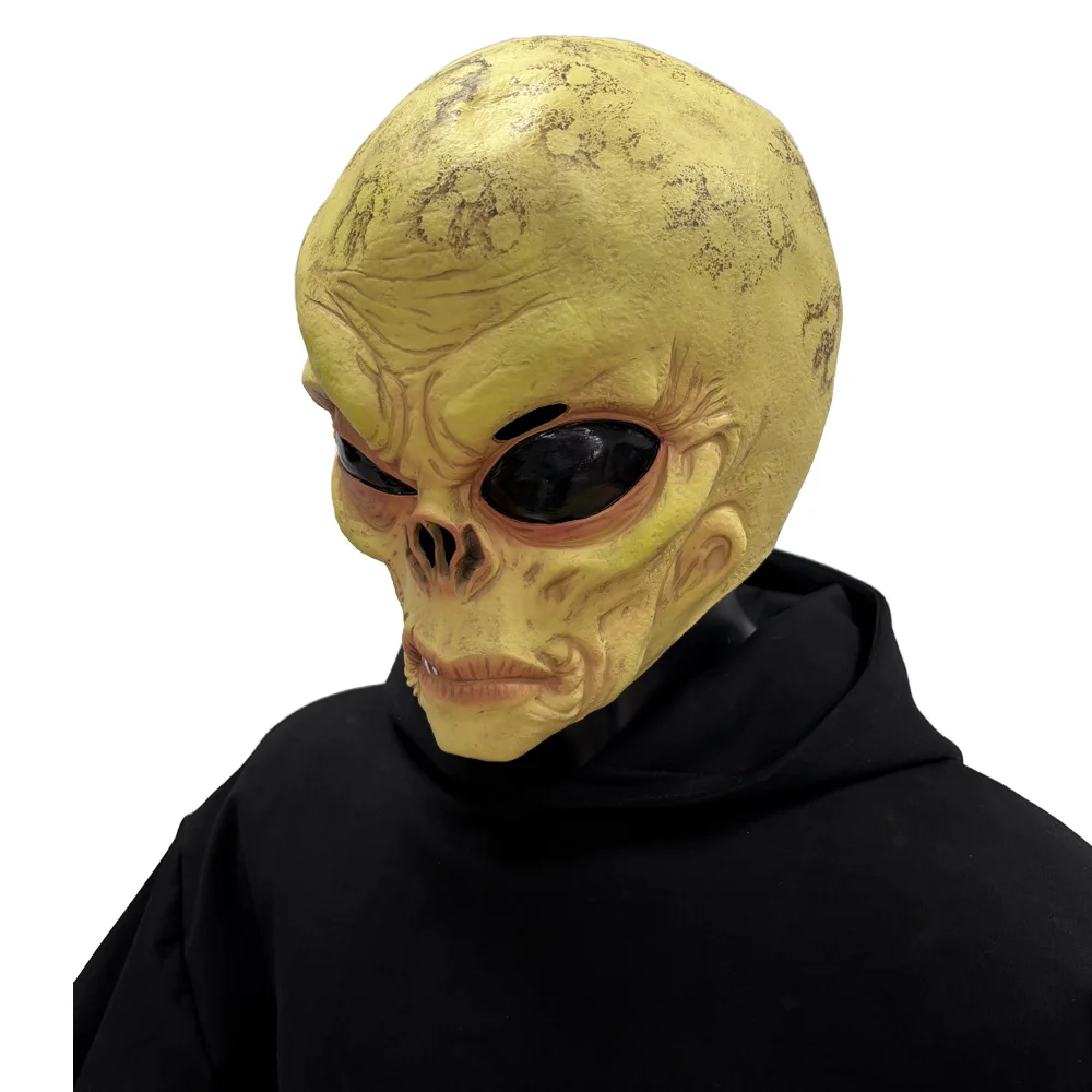 Забавная маска-череп инопланет – обзор и цена Latex Alien Mask Realistic