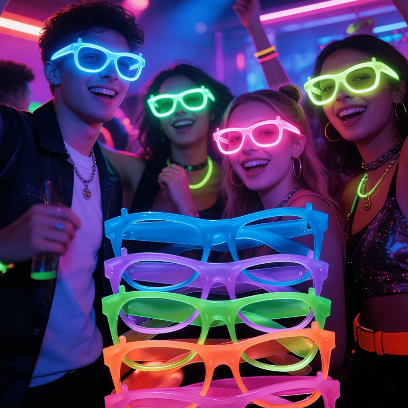 2/24 шт. светящиеся в темноте  – обзор и цена Glow In The Dark Party Glasses