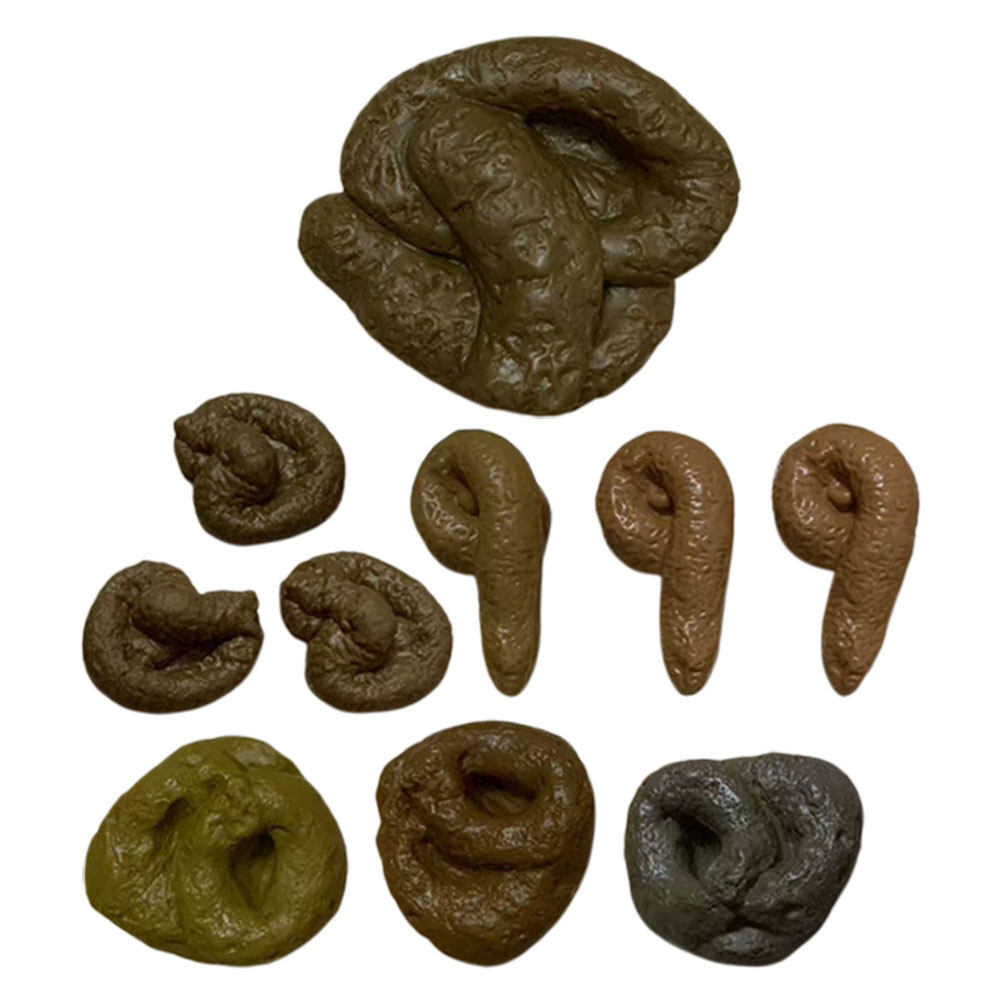 Набор из 10 штук: реалистичные – обзор и цена Fake Poop Gag Gift