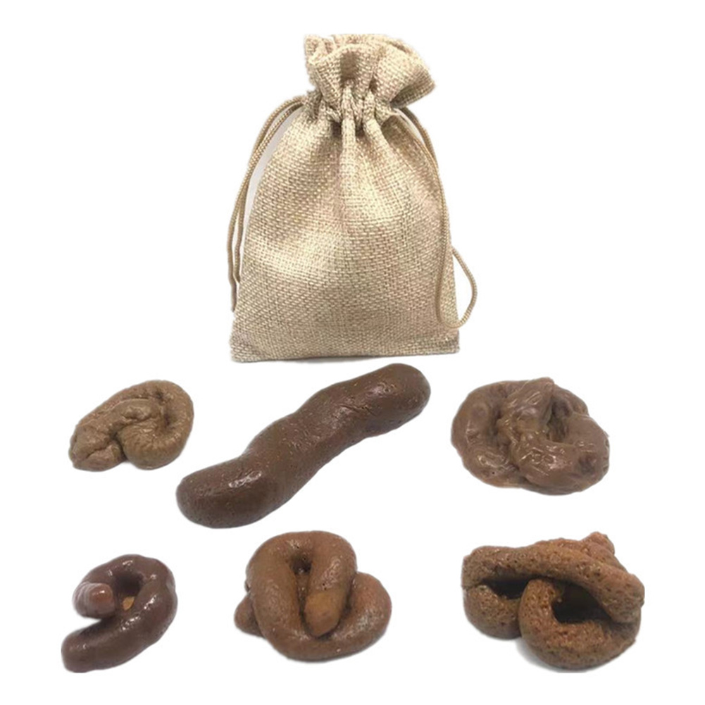 6 шт., реалистичные мягкие под – обзор и цена Fake Poop Gag Gift