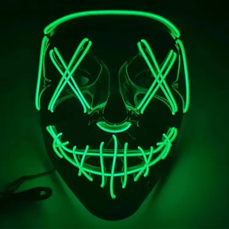 Маска для взрослых и детей, не – обзор и цена Led Purge Mask Halloween