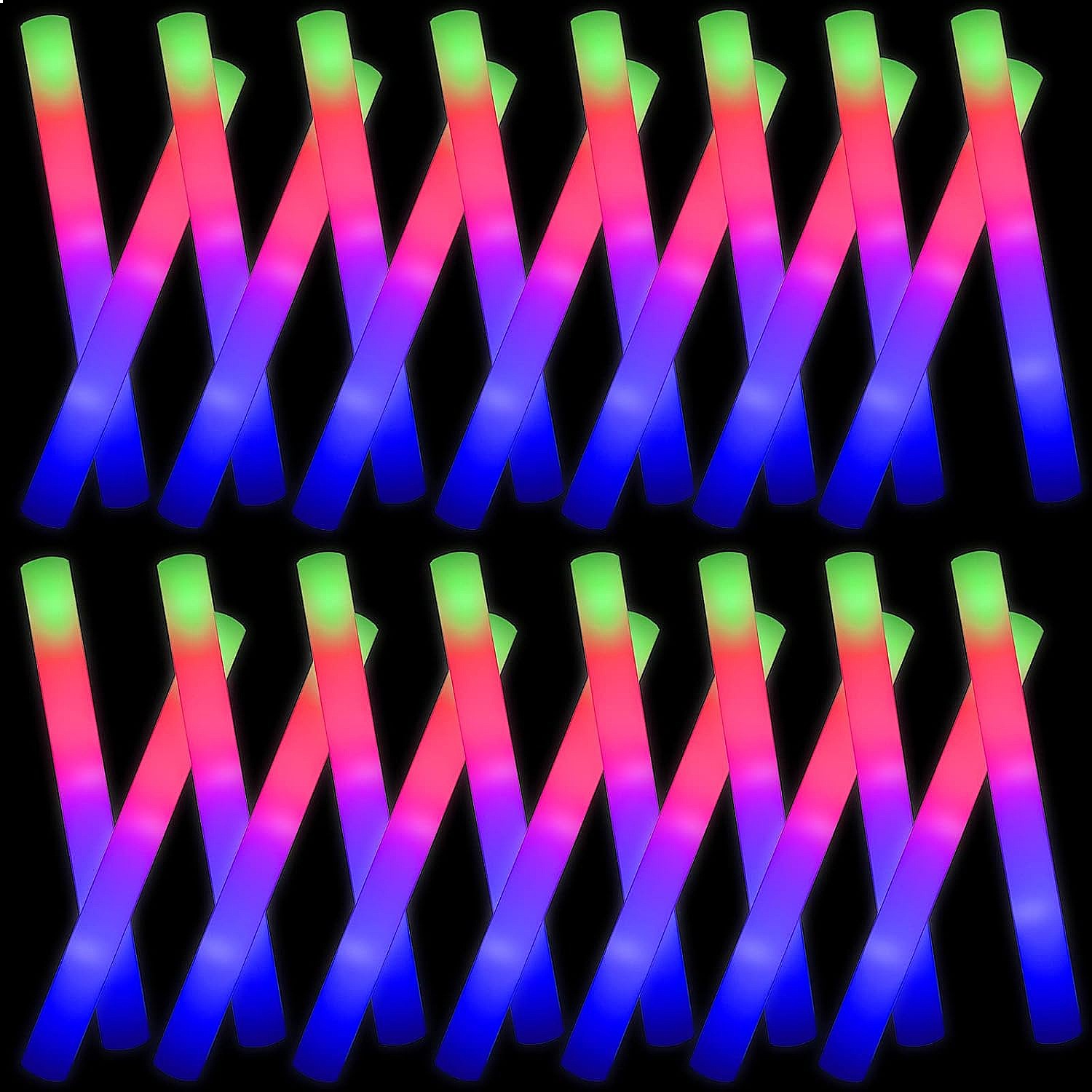 Светящиеся палочки оптом, 102  – обзор и цена Flashing Led Foam Sticks Party