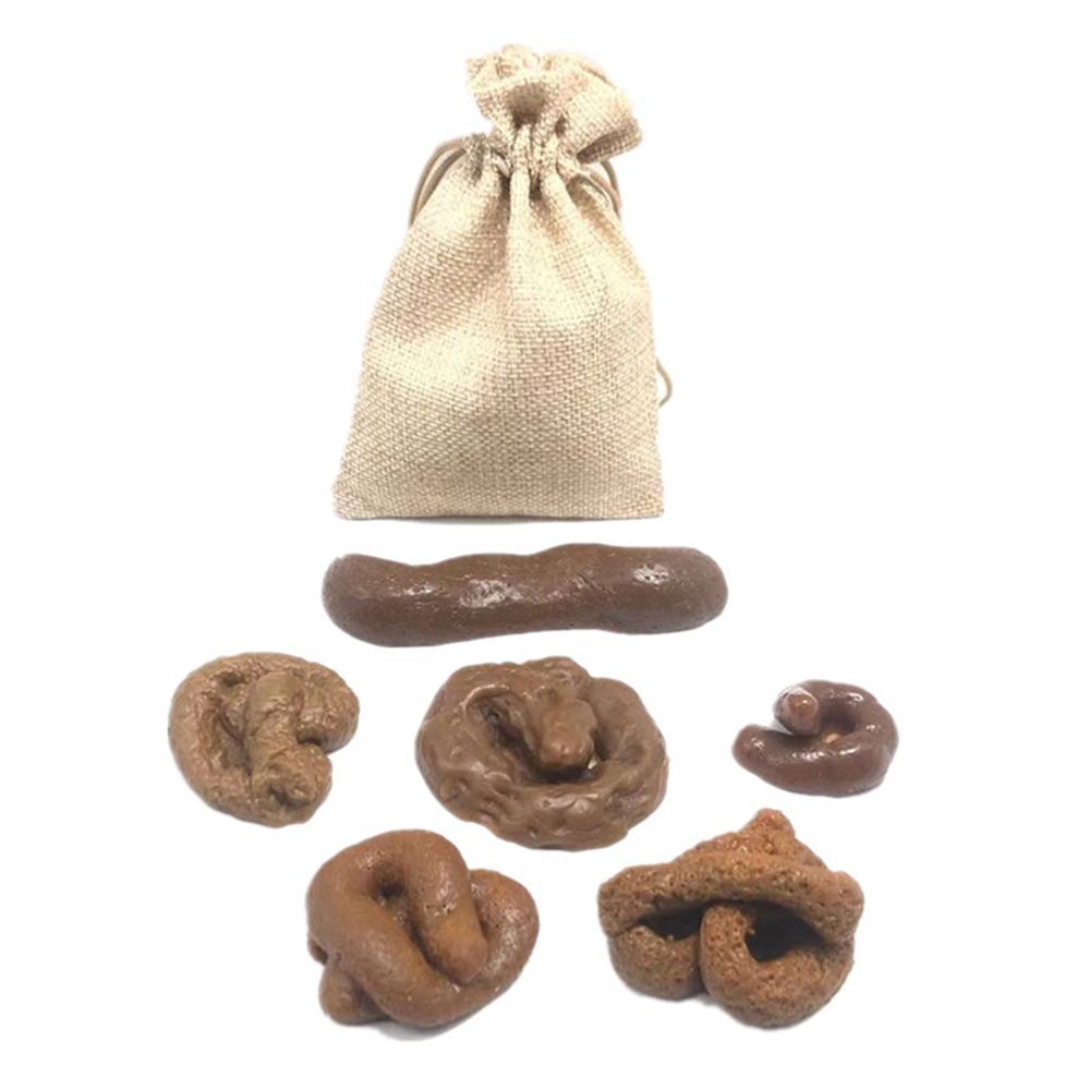 6 шт., глотка, антистресс, пра – обзор и цена Fake Poop Gag Gift