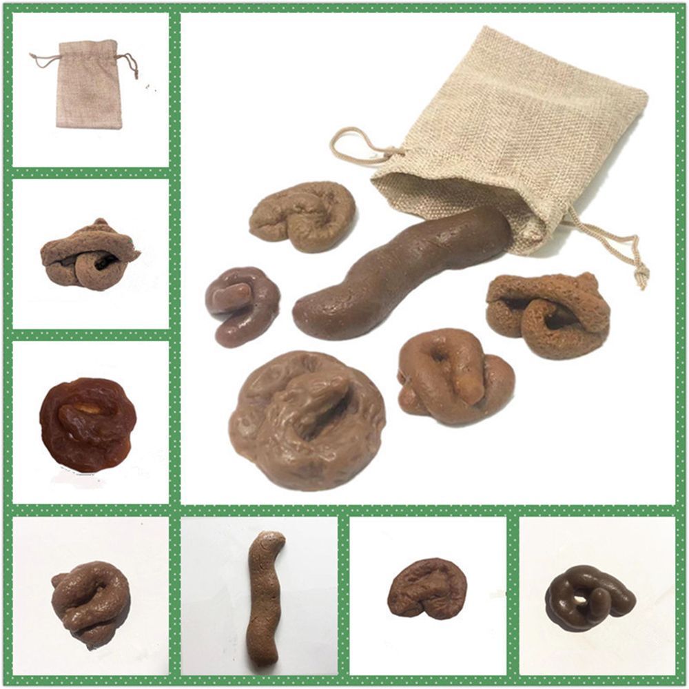 6 шт., глотка, антистресс, пра – обзор и цена Fake Poop Gag Gift