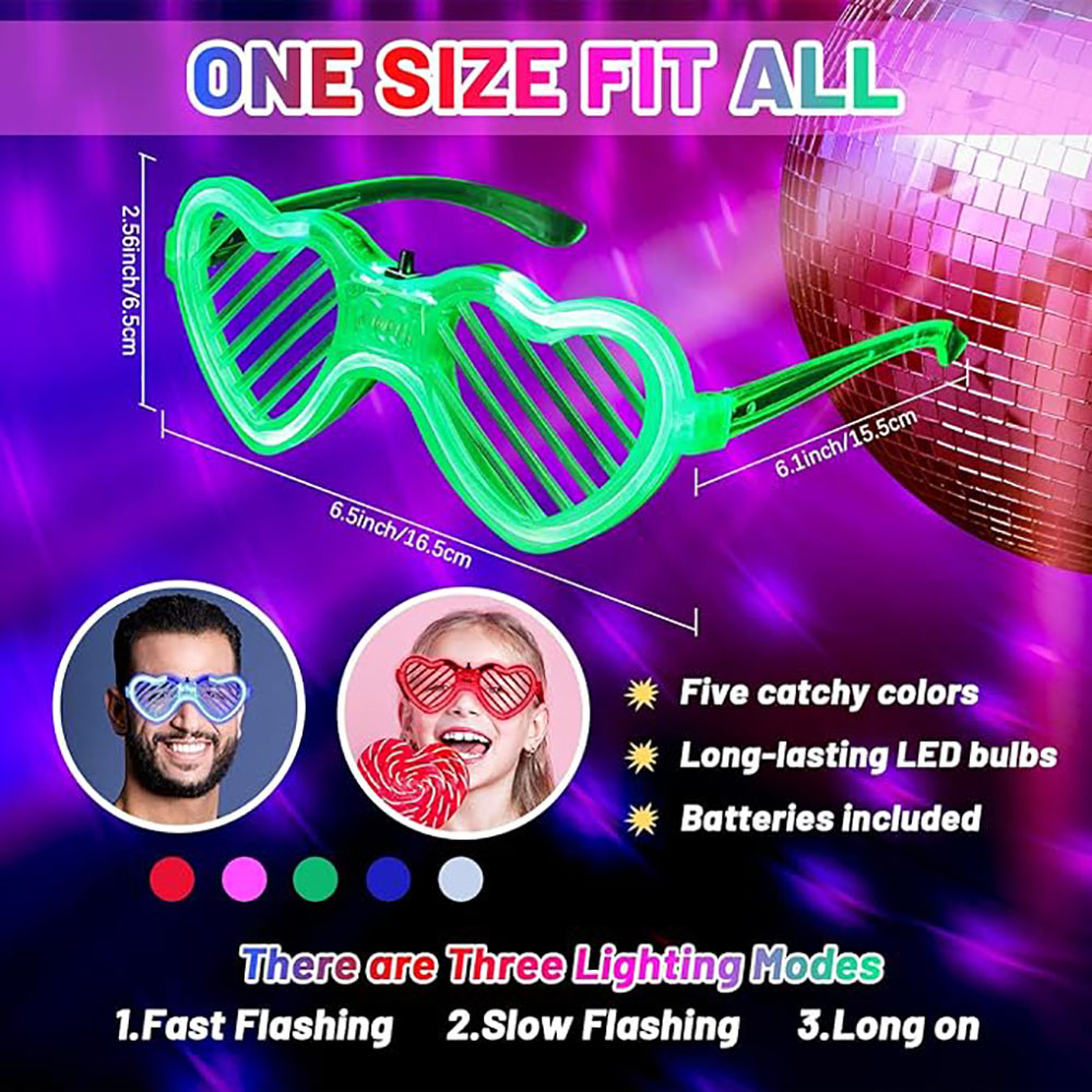 5/10/15/20/30 шт. светодиодные – обзор и цена Glow In The Dark Party Glasses